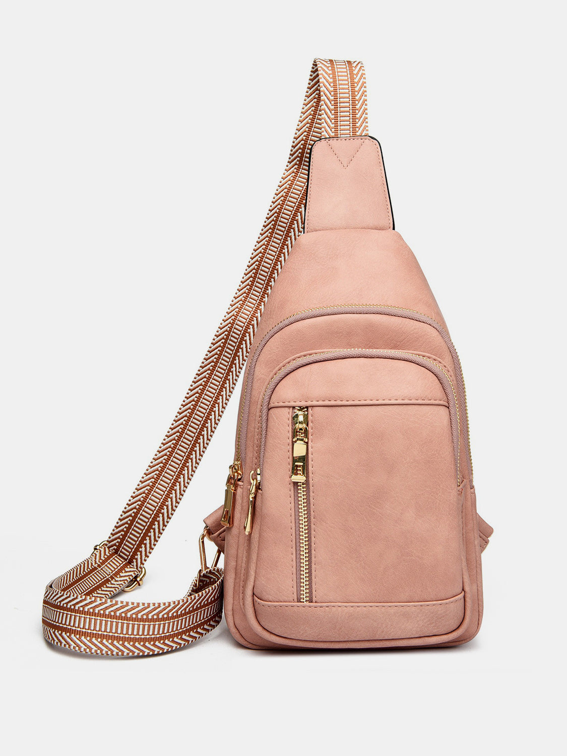 PU Leather Adjustable Strap Crossbody Bag - The Goddess Galleries