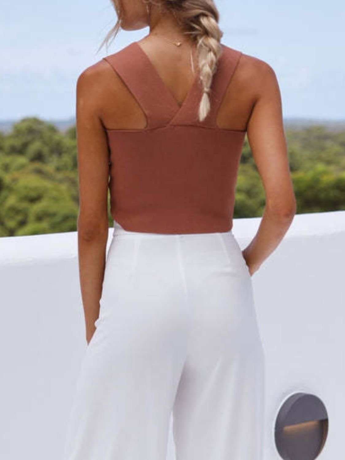 Square Neck Wide Strap Tank - The Goddess Galleries