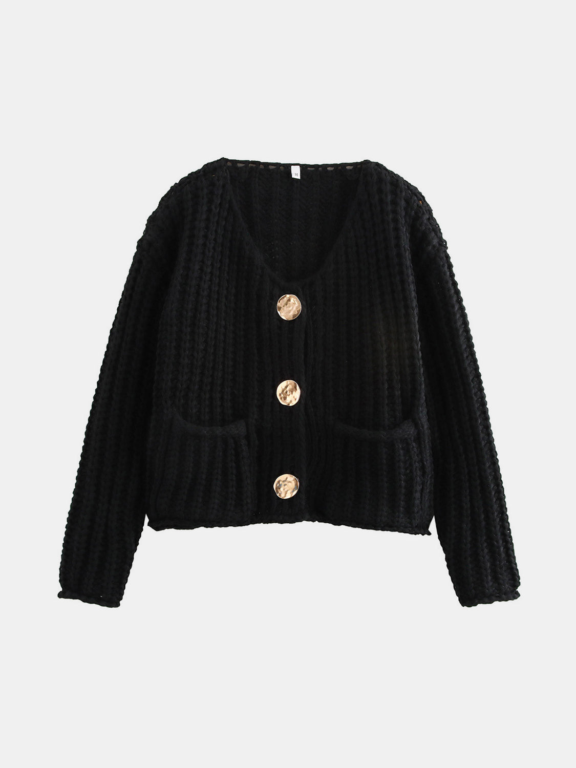Button Down Long Sleeve Cardigan - The Goddess Galleries