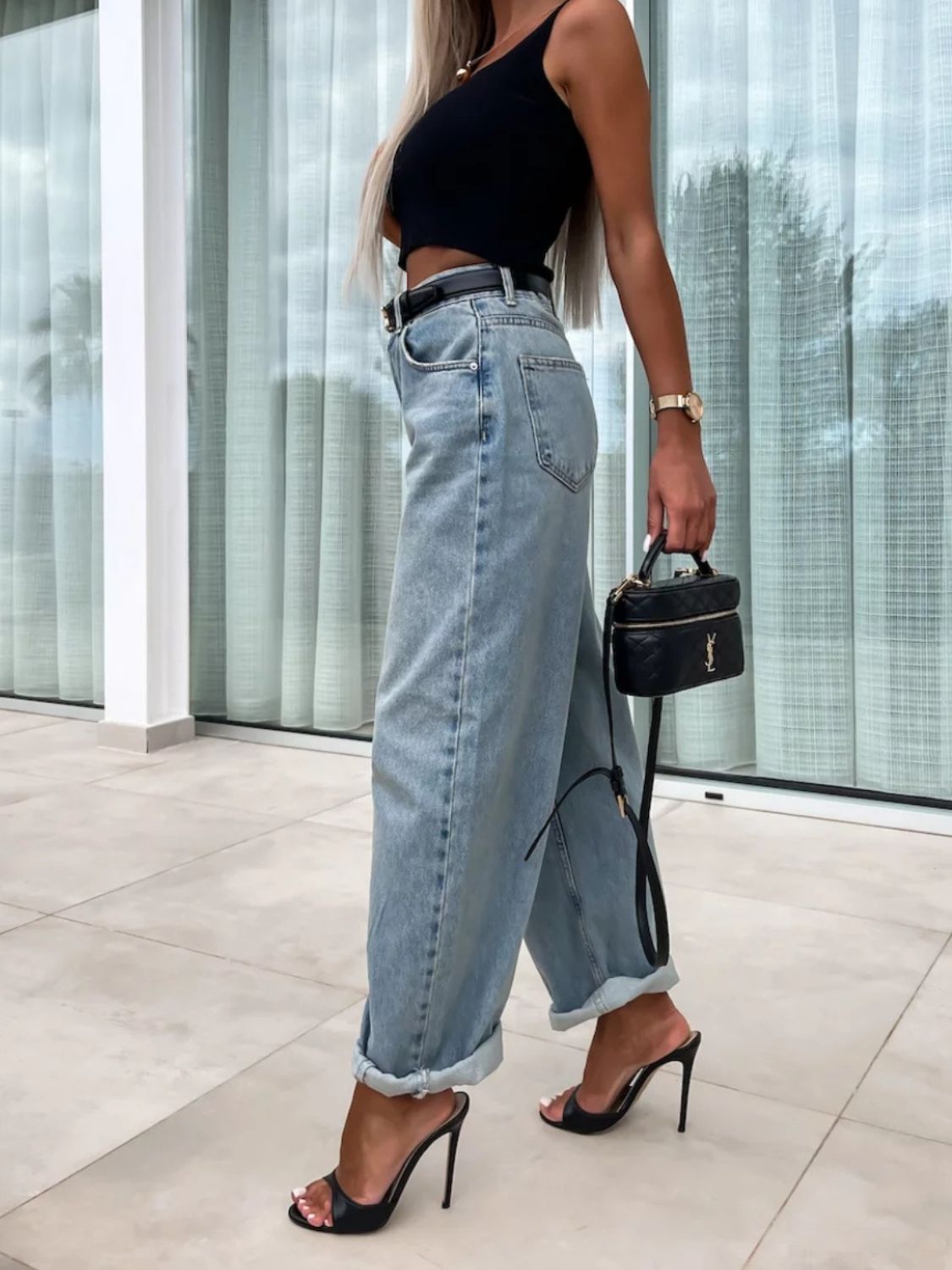 High Waist Wide Leg Jeans - The Goddess Galleries
