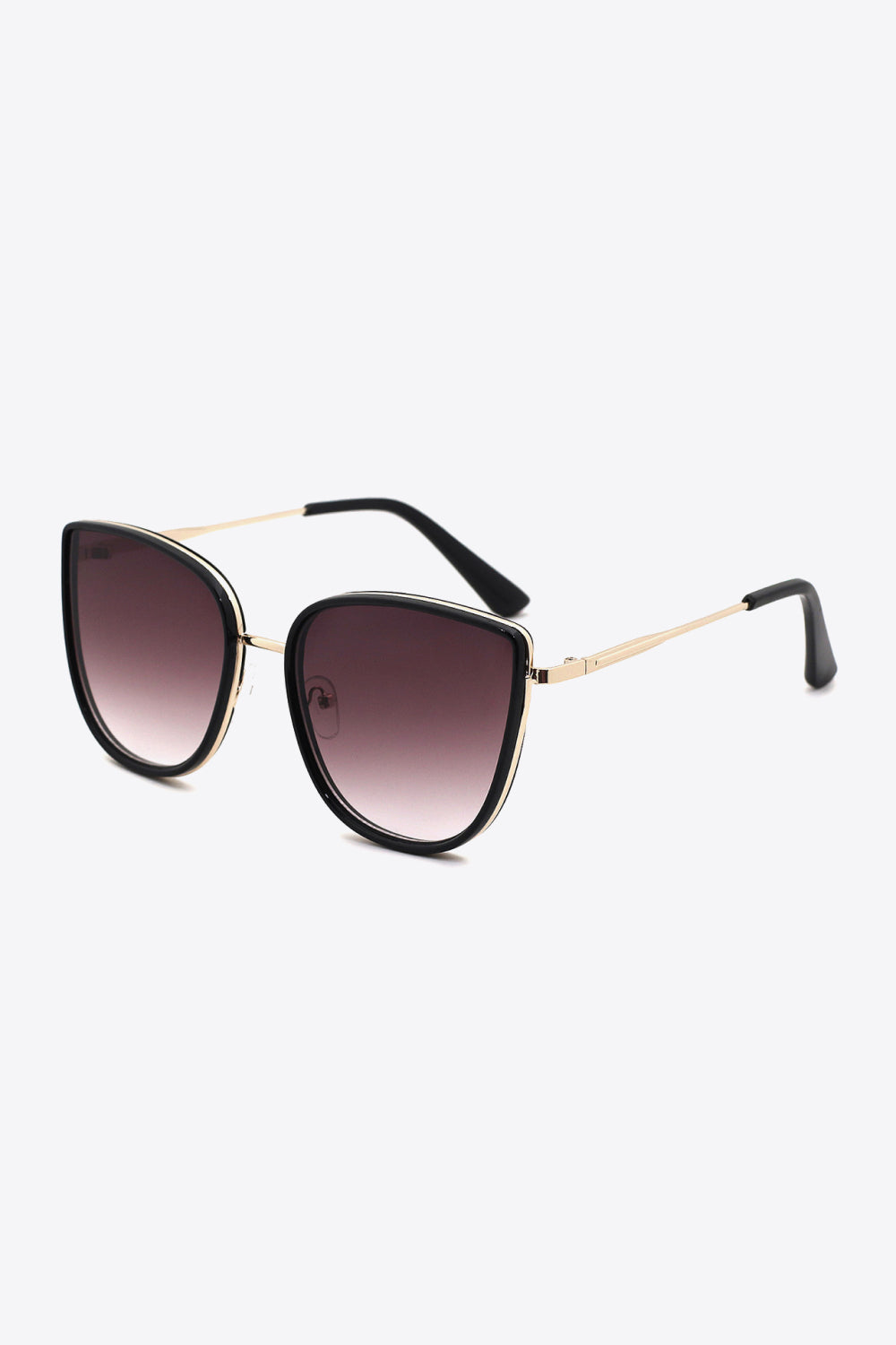 Full Rim Metal-Plastic Hybrid Frame Sunglasses - The Goddess Galleries