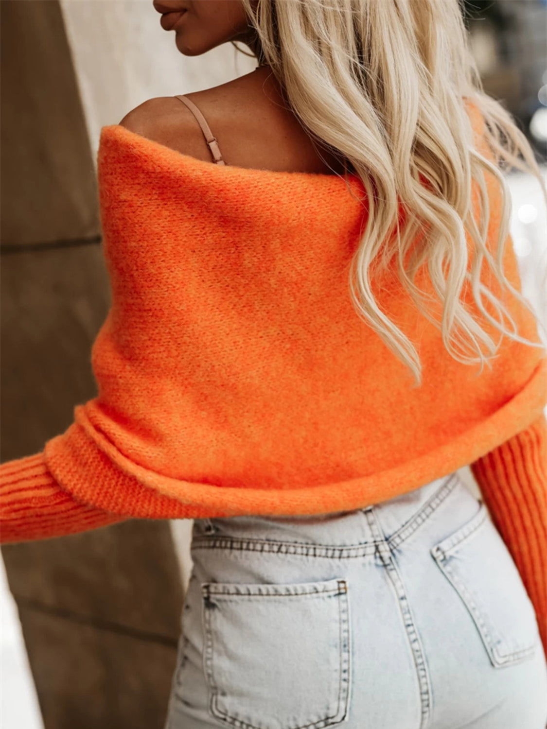 Long Sleeve Cropped Knit Top - The Goddess Galleries