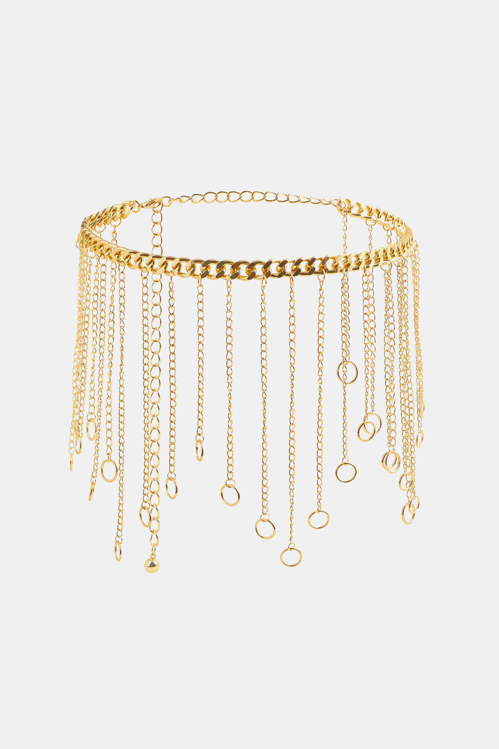 Fringe Chain Alloy Belt - The Goddess Galleries