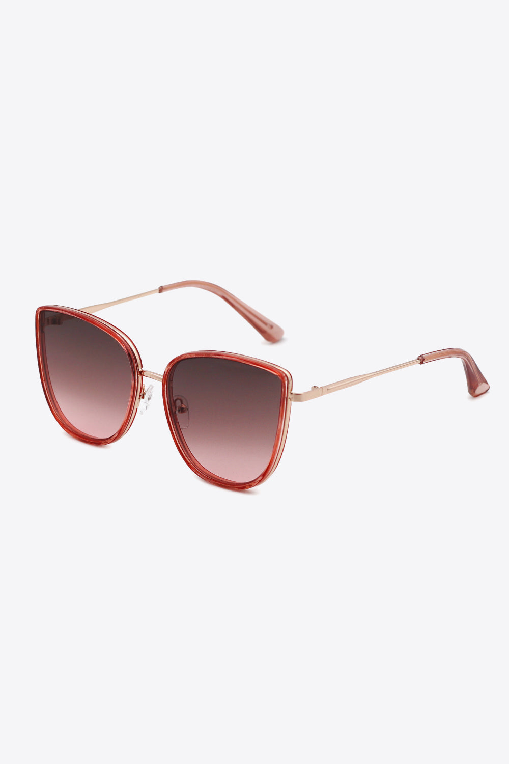 Full Rim Metal-Plastic Hybrid Frame Sunglasses - The Goddess Galleries
