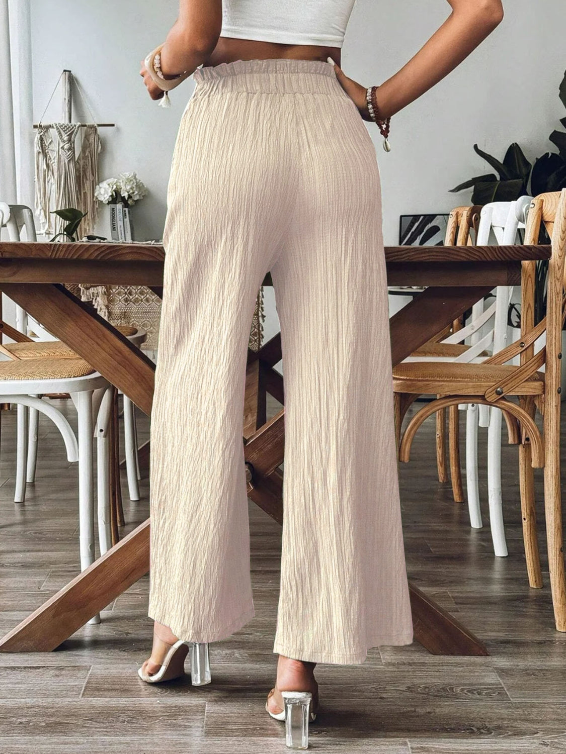 High Waist Wide Leg Pants - The Goddess Galleries