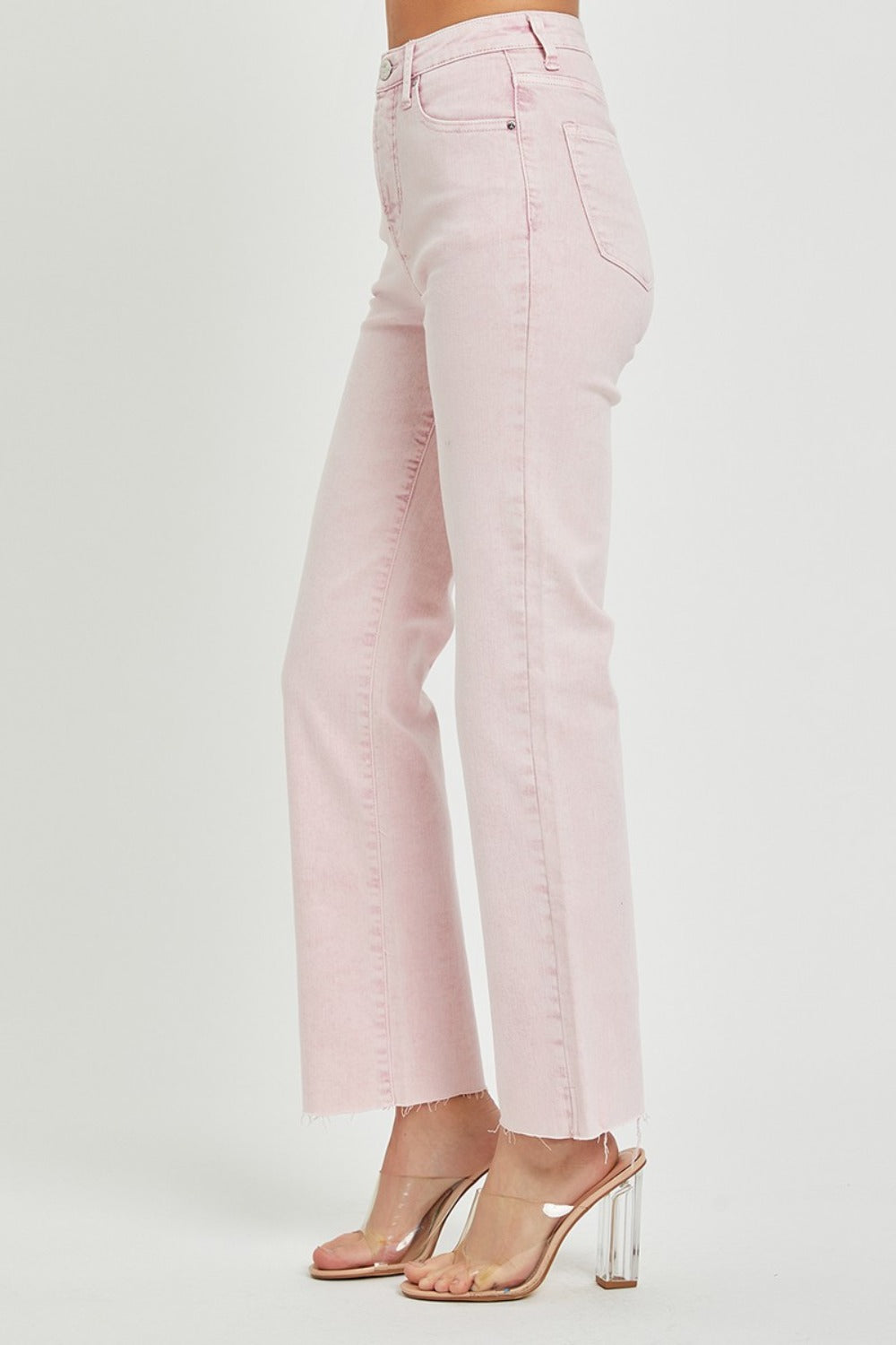 RISEN Full Size High Rise Tummy Control Straight Jeans - The Goddess Galleries