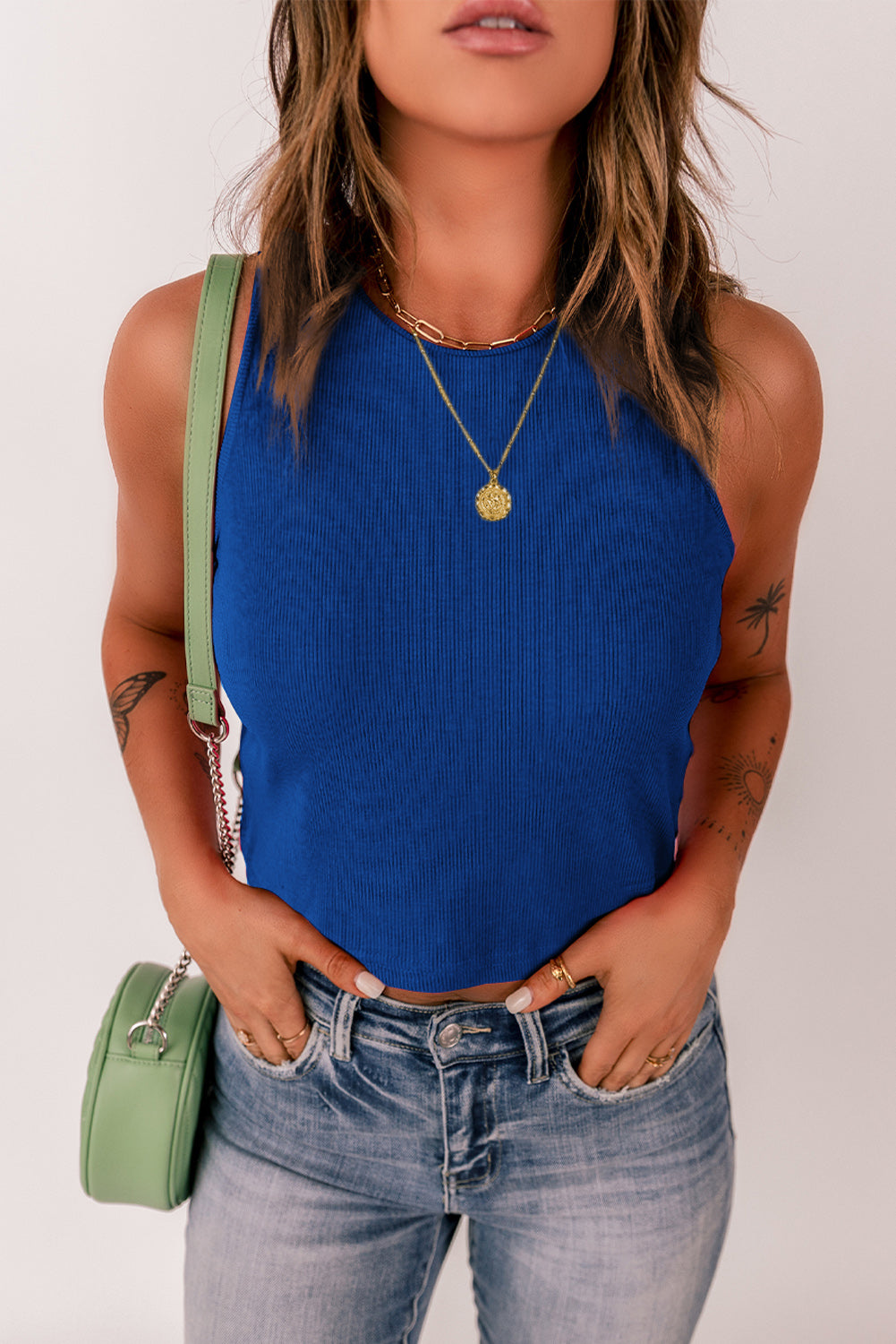 Round Neck Tank Top - The Goddess Galleries