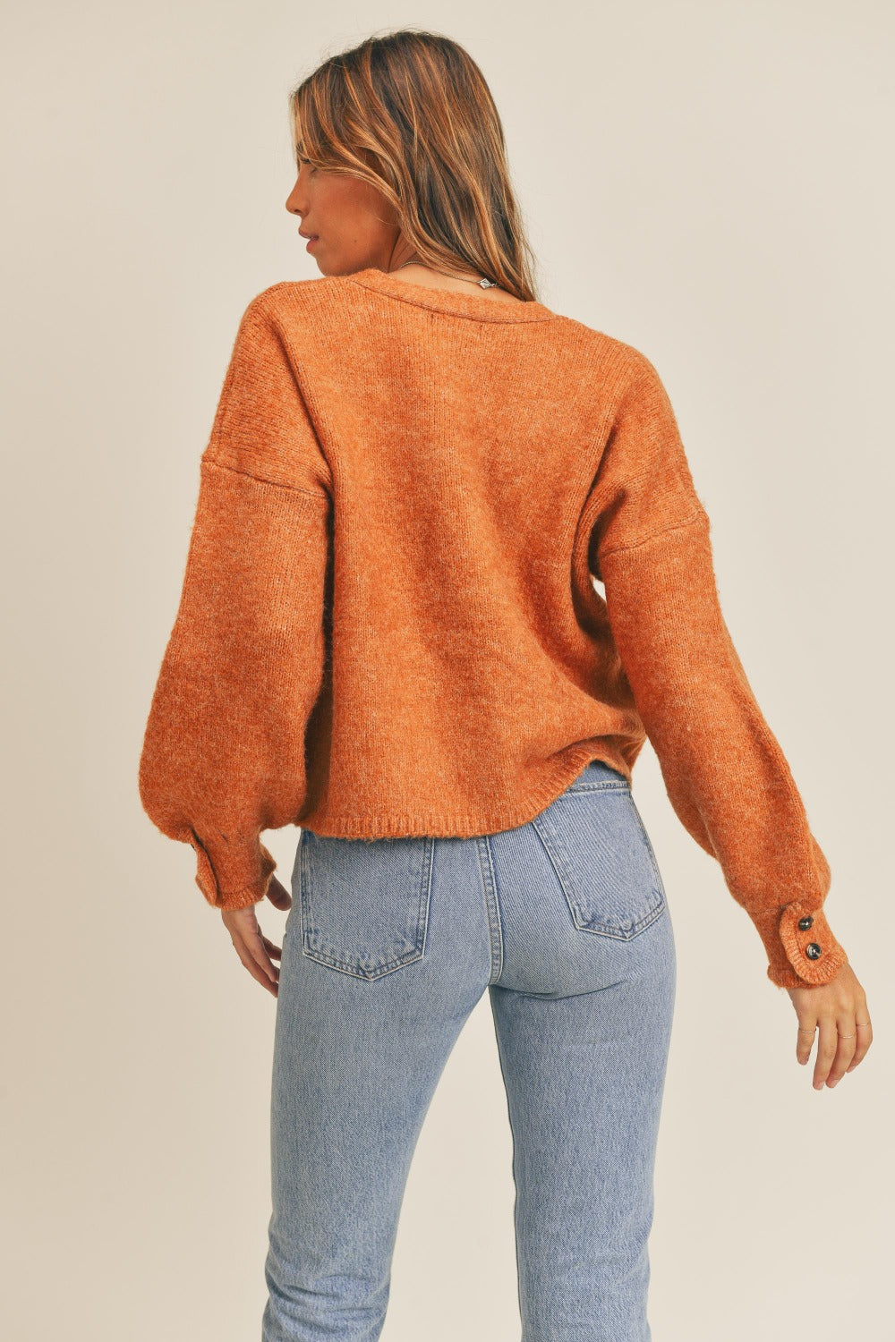 MABLE Long Sleeve Button Down Sweater Cardigan - The Goddess Galleries