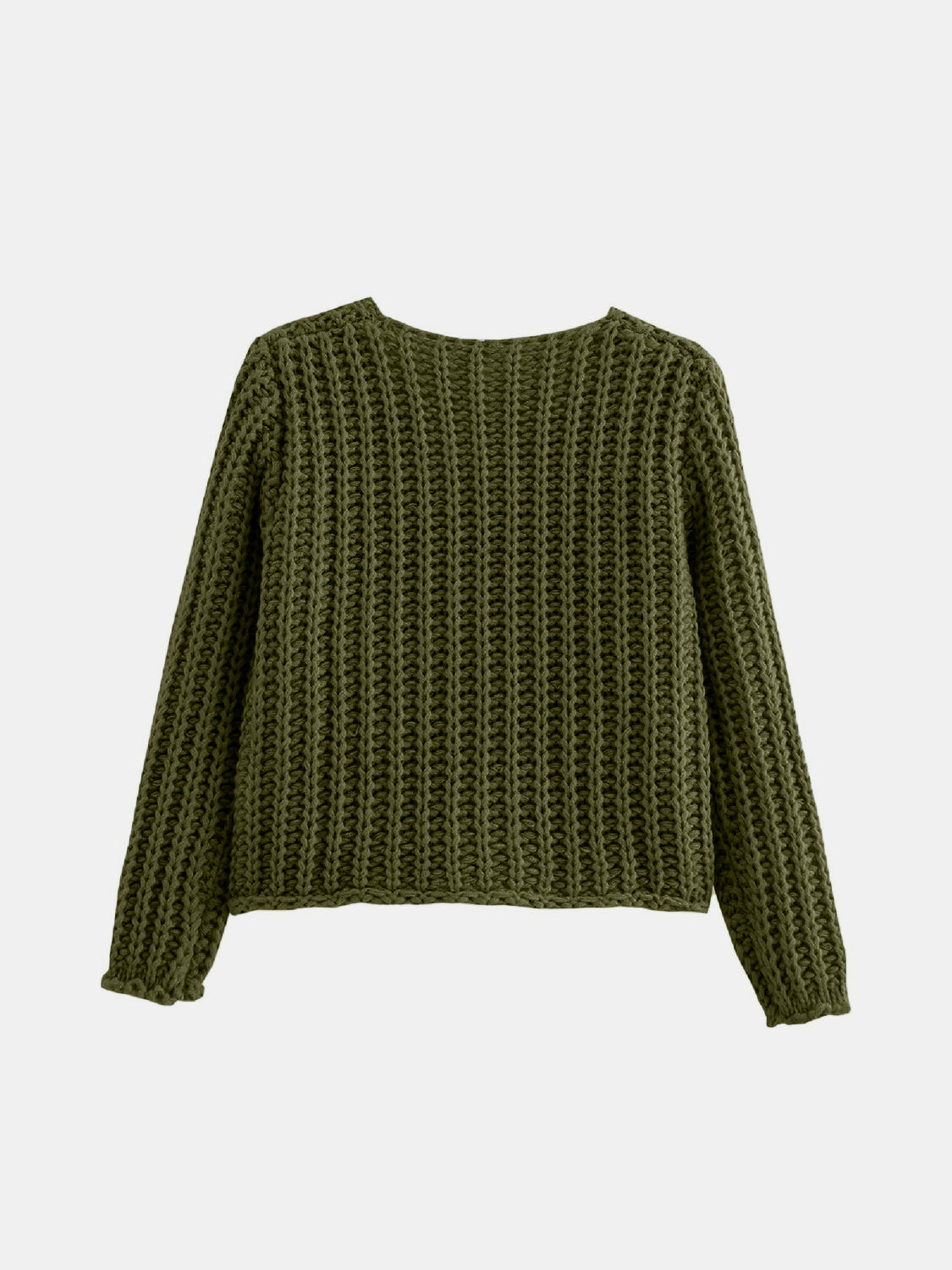Button Down Long Sleeve Cardigan - The Goddess Galleries