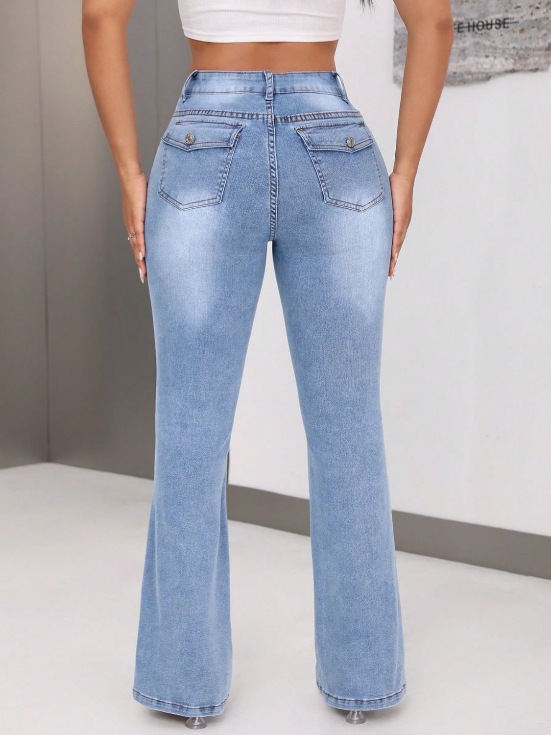 Bootcut Jeans with Pockets - The Goddess Galleries