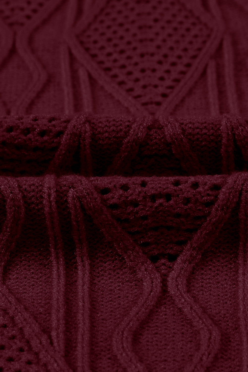 Plus Size Cable-Knit Button Up Sweater - The Goddess Galleries
