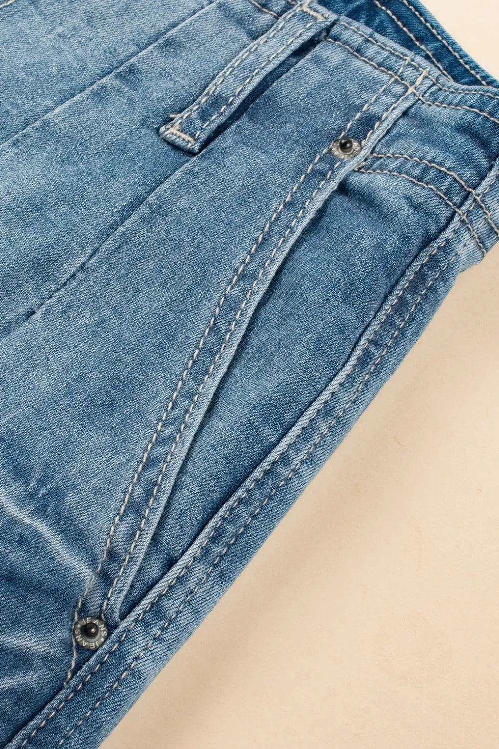 Button Fly High Waist Jeans - The Goddess Galleries