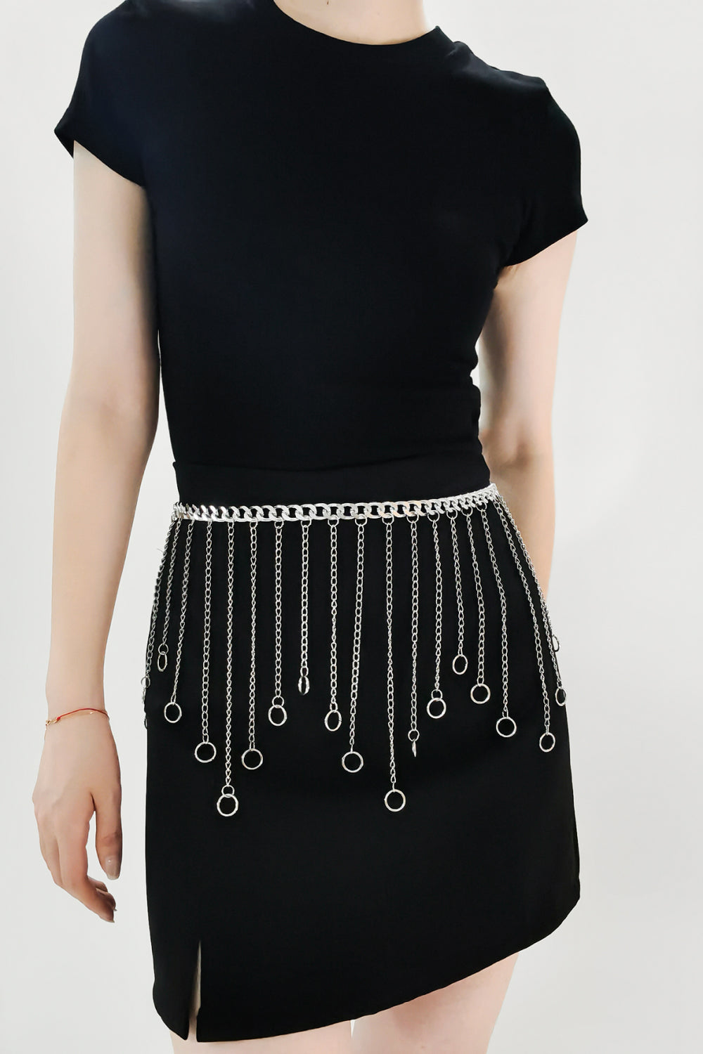 Fringe Chain Alloy Belt - The Goddess Galleries