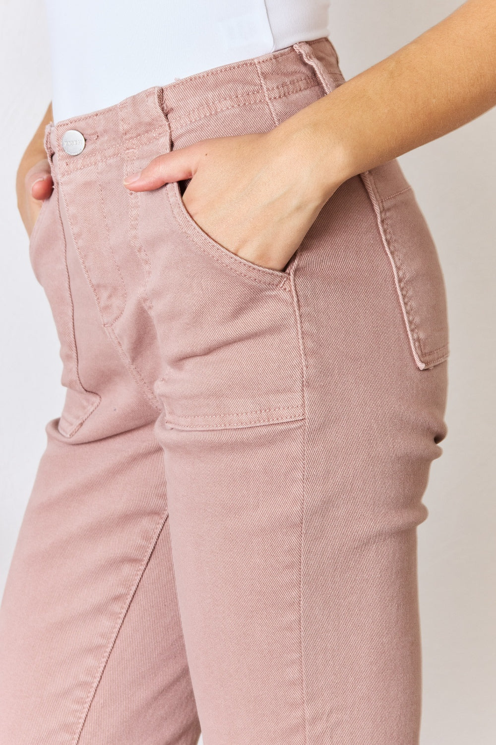 RISEN Full Size High Rise Ankle Flare Jeans - The Goddess Galleries