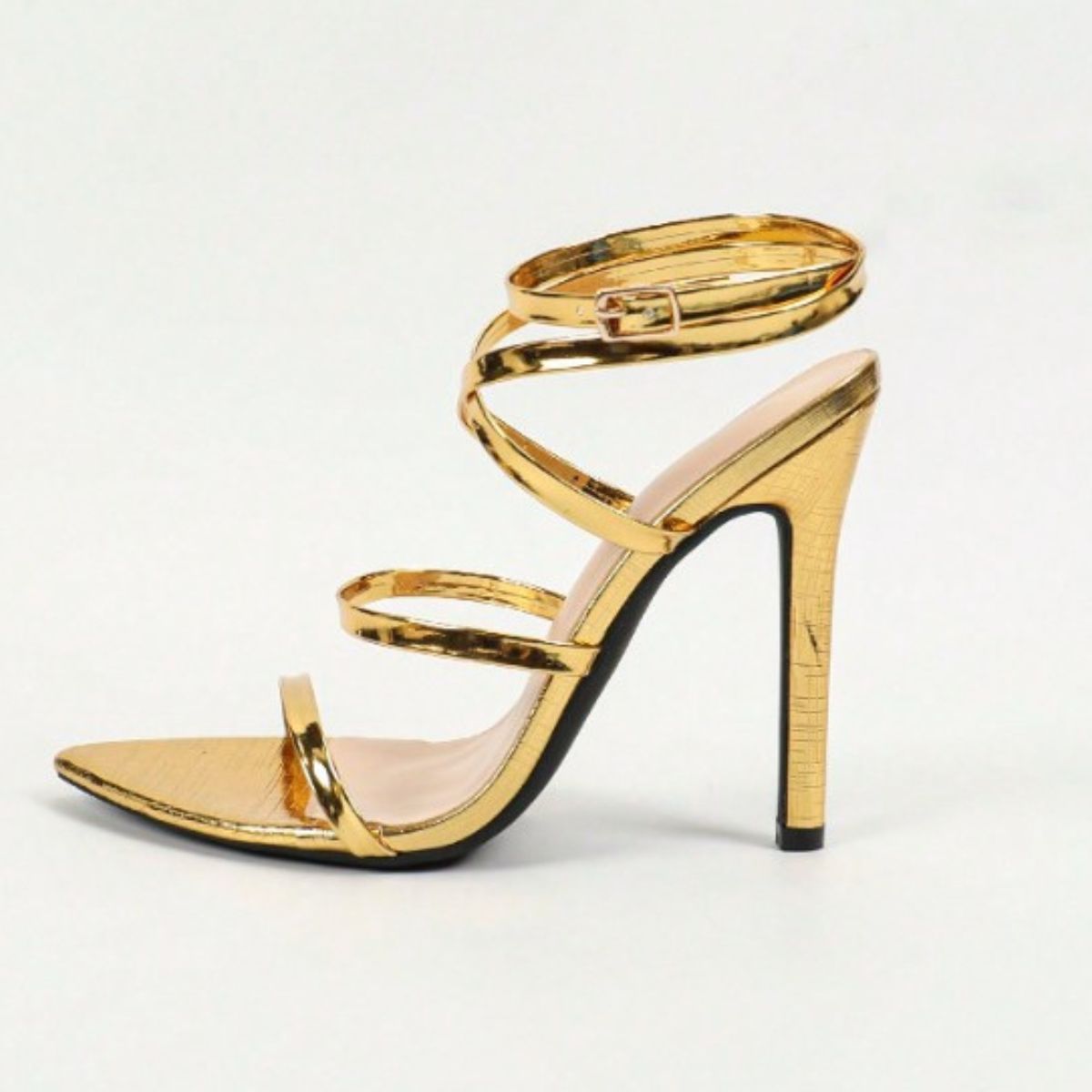 Open Toe Ankle Strap Sandals - The Goddess Galleries