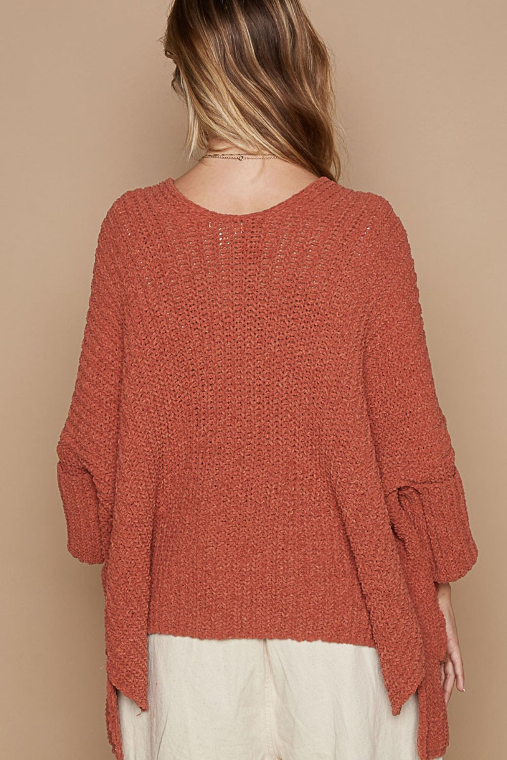 POL Open Front Sweater Cardigan with Pockets - The Goddess Galleries