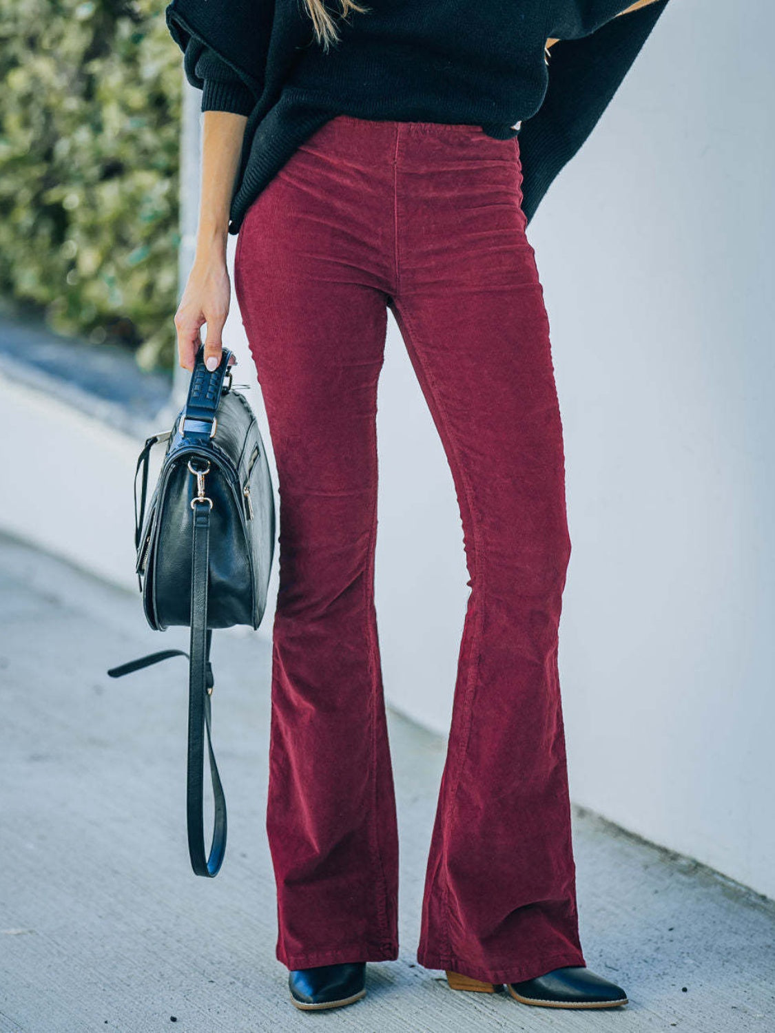 High Waist Bootcut Pants - The Goddess Galleries