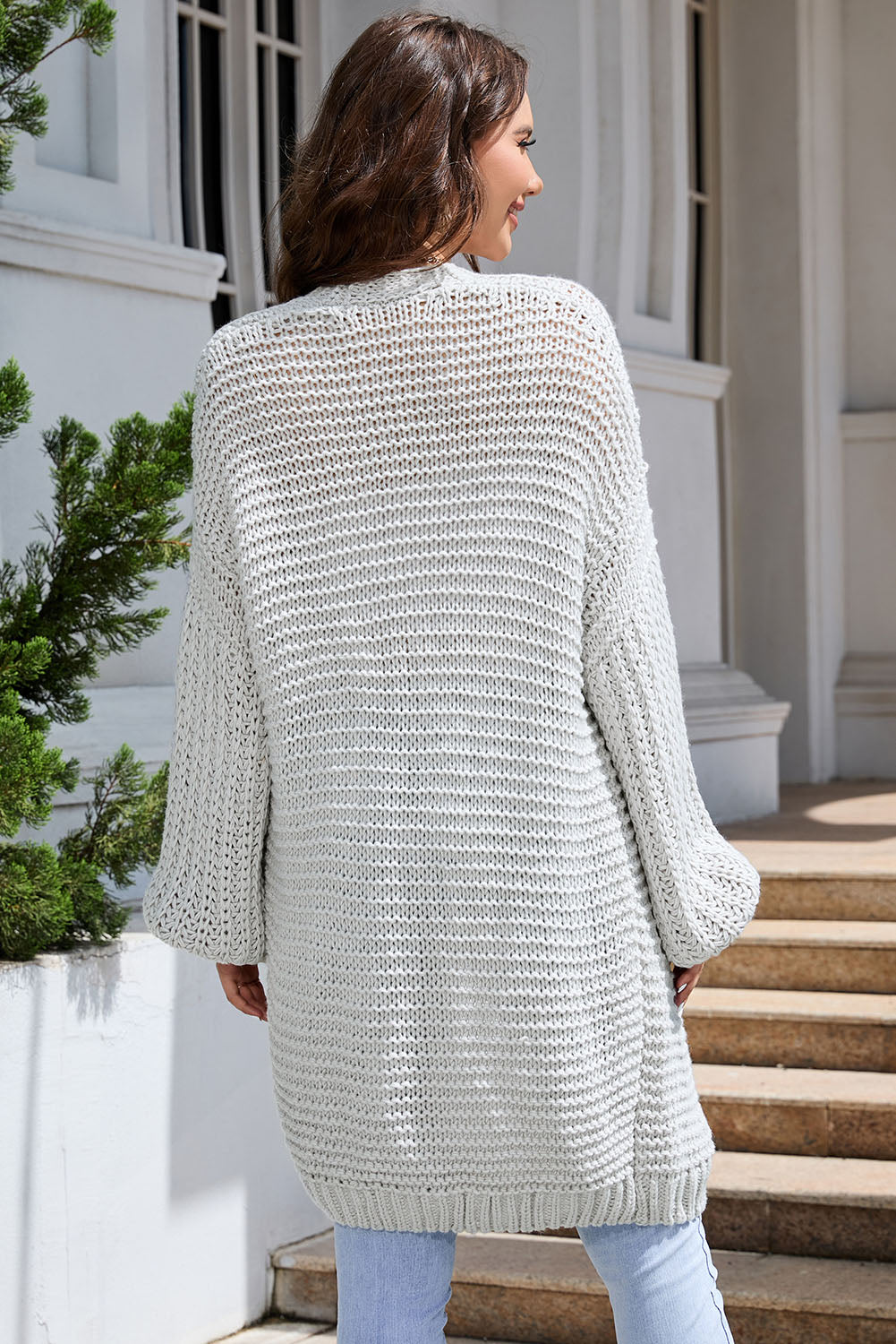 Open Front Longline Cardigan - The Goddess Galleries