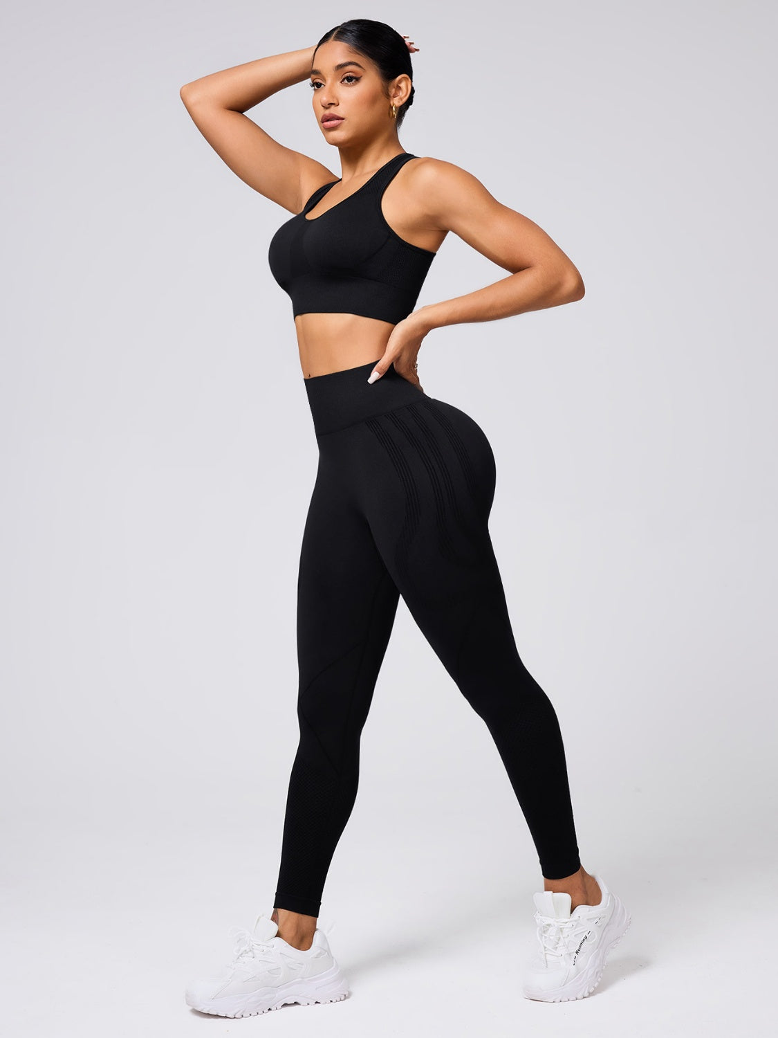 Round Neck Wide Strap Tank and Leggings Active Set - The Goddess Galleries
