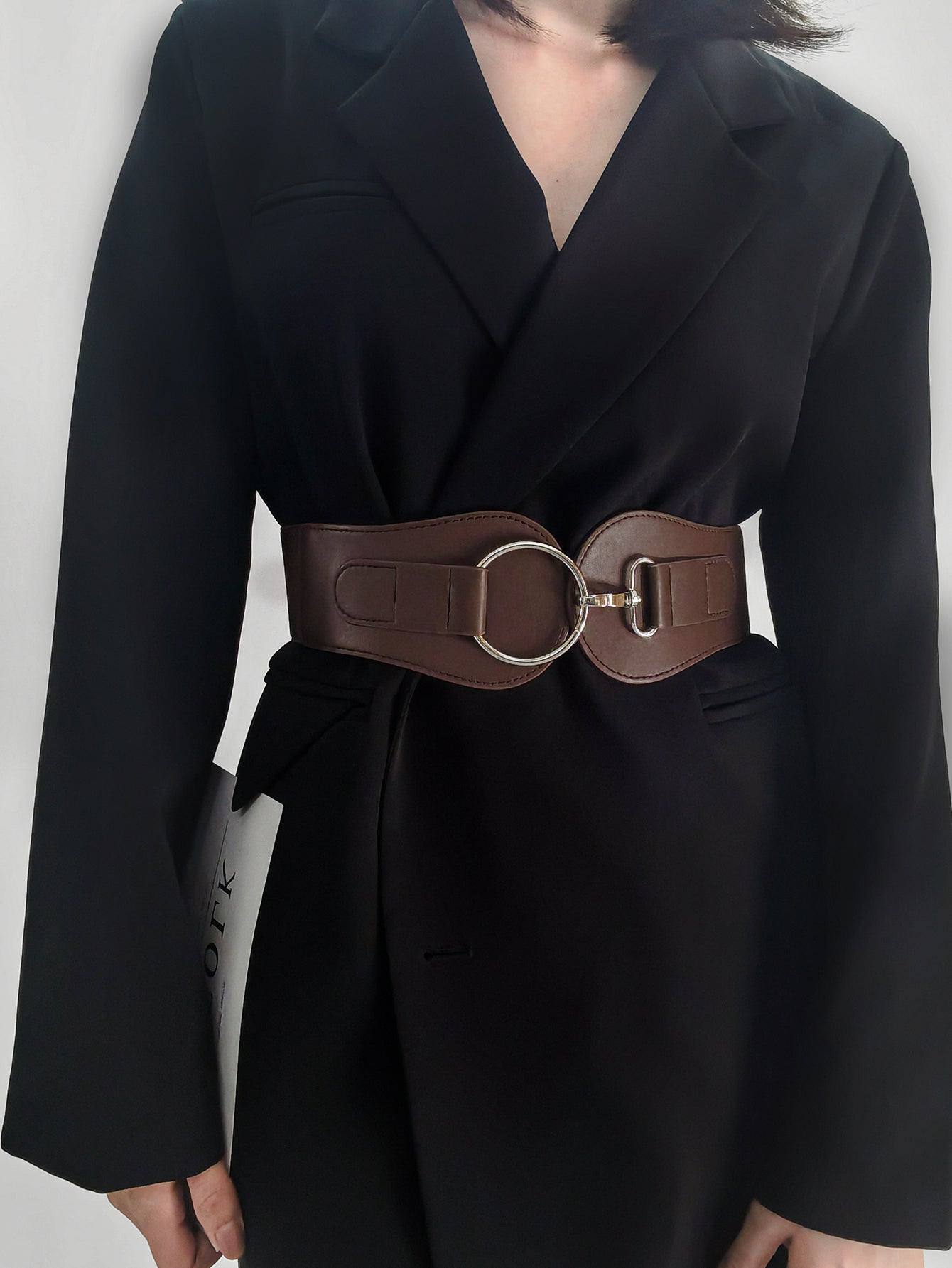 PU Elastic Wide Belt - The Goddess Galleries