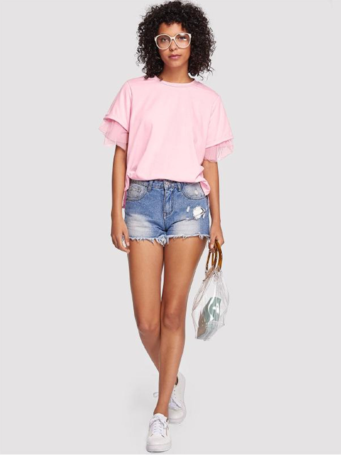Round Neck Short Sleeve Top - The Goddess Galleries
