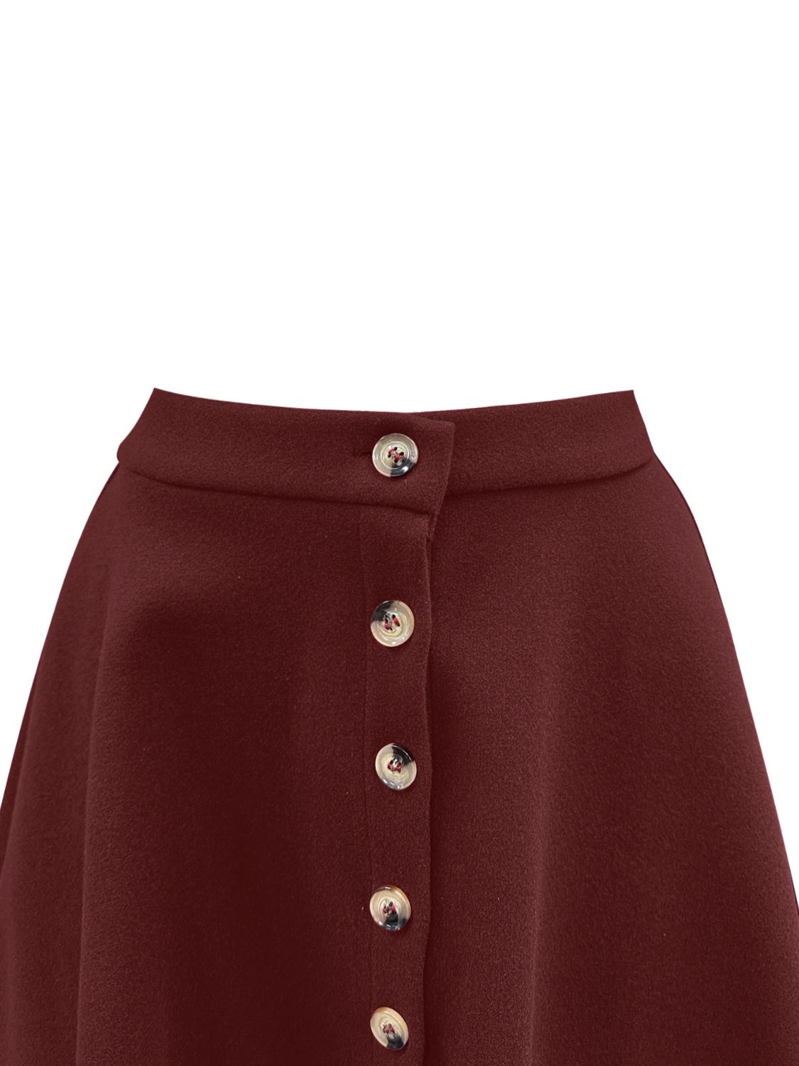 Buttoned Corduroy Mini Skirt - The Goddess Galleries