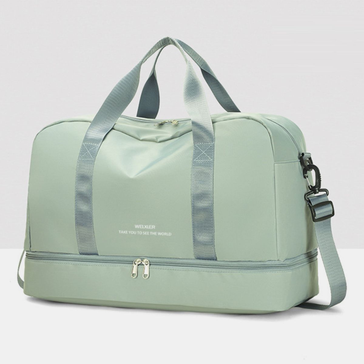 Detachable Strap Nylon Oversize Travel Bag - The Goddess Galleries
