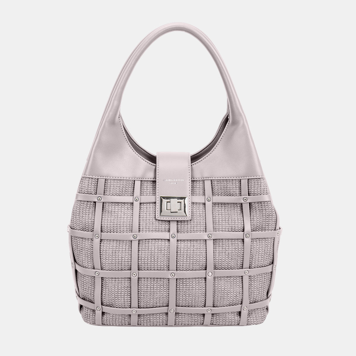 David Jones Rivet Decor Handbag - The Goddess Galleries
