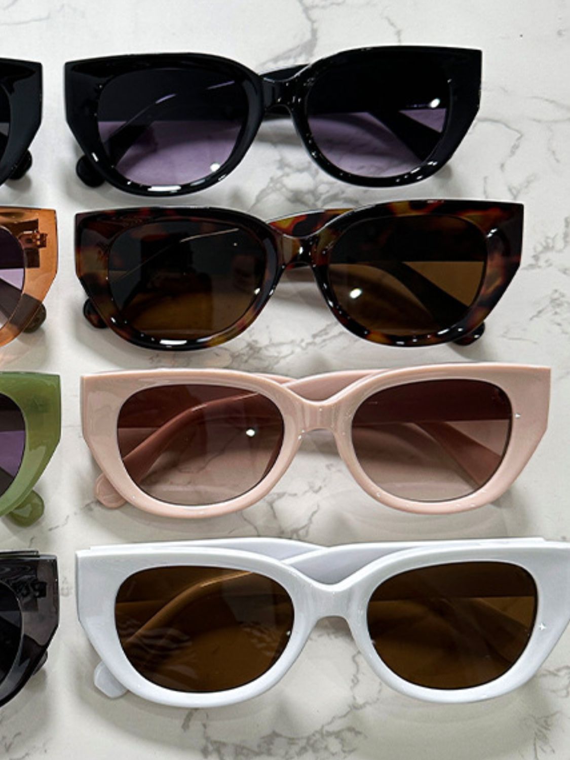 Cat Eye Polycarbonate Frame Sunglasses - The Goddess Galleries