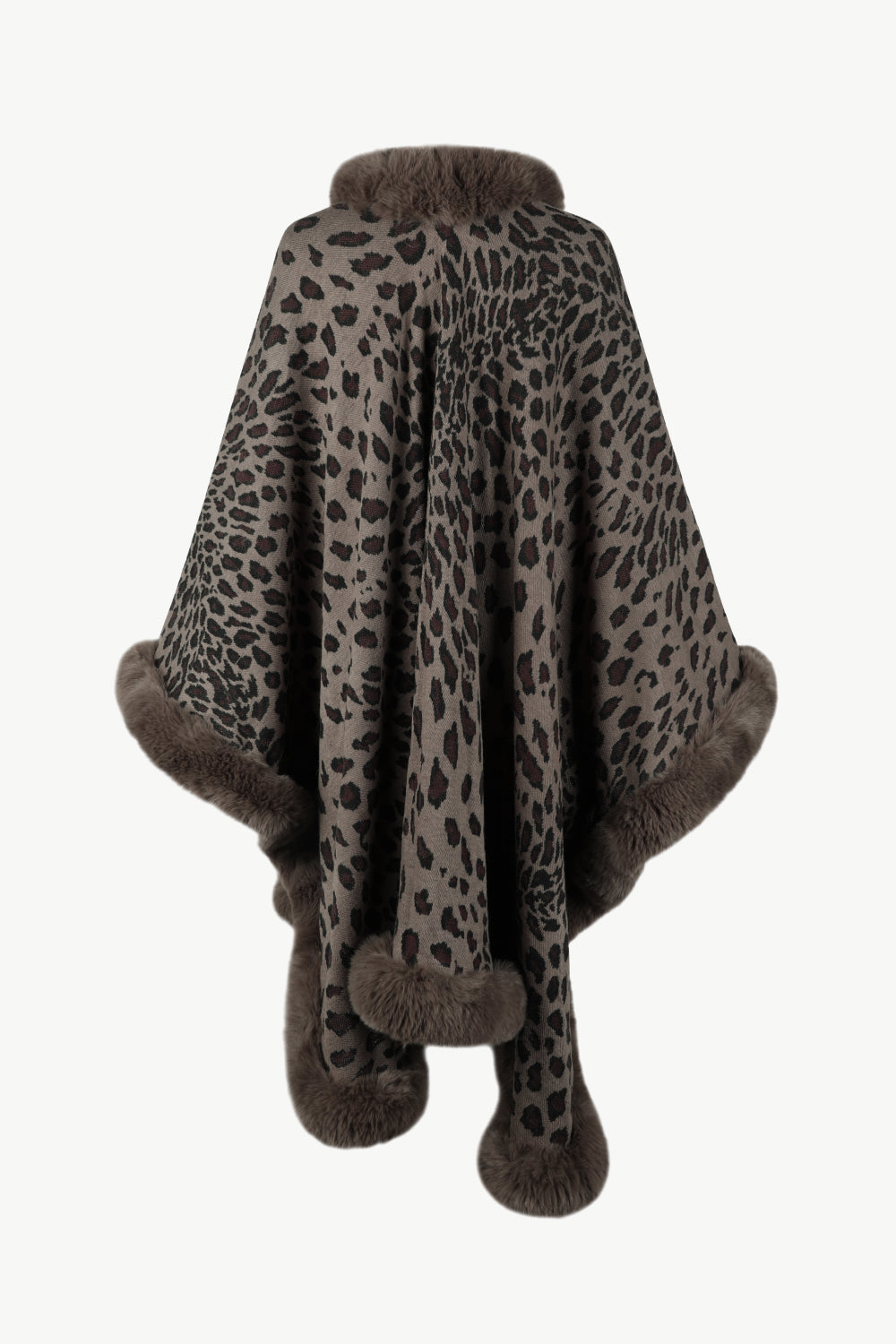 Leopard Open Front Poncho - The Goddess Galleries
