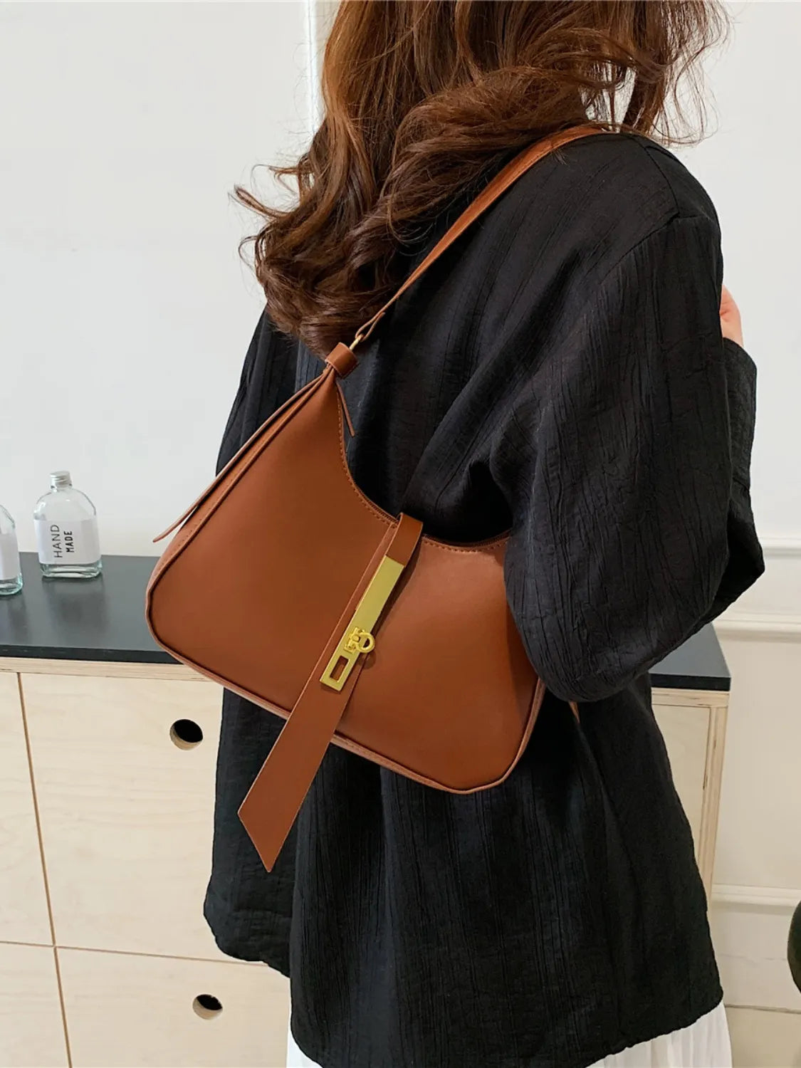 PU Leather Shoulder Bag - The Goddess Galleries