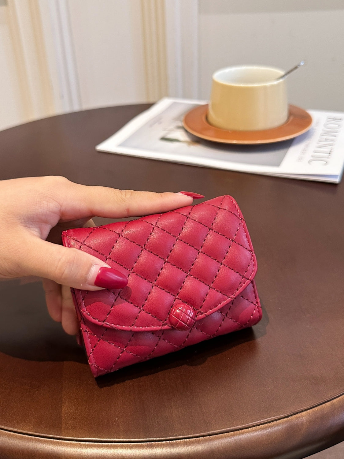 PU Leather Solid Color Wallet - The Goddess Galleries