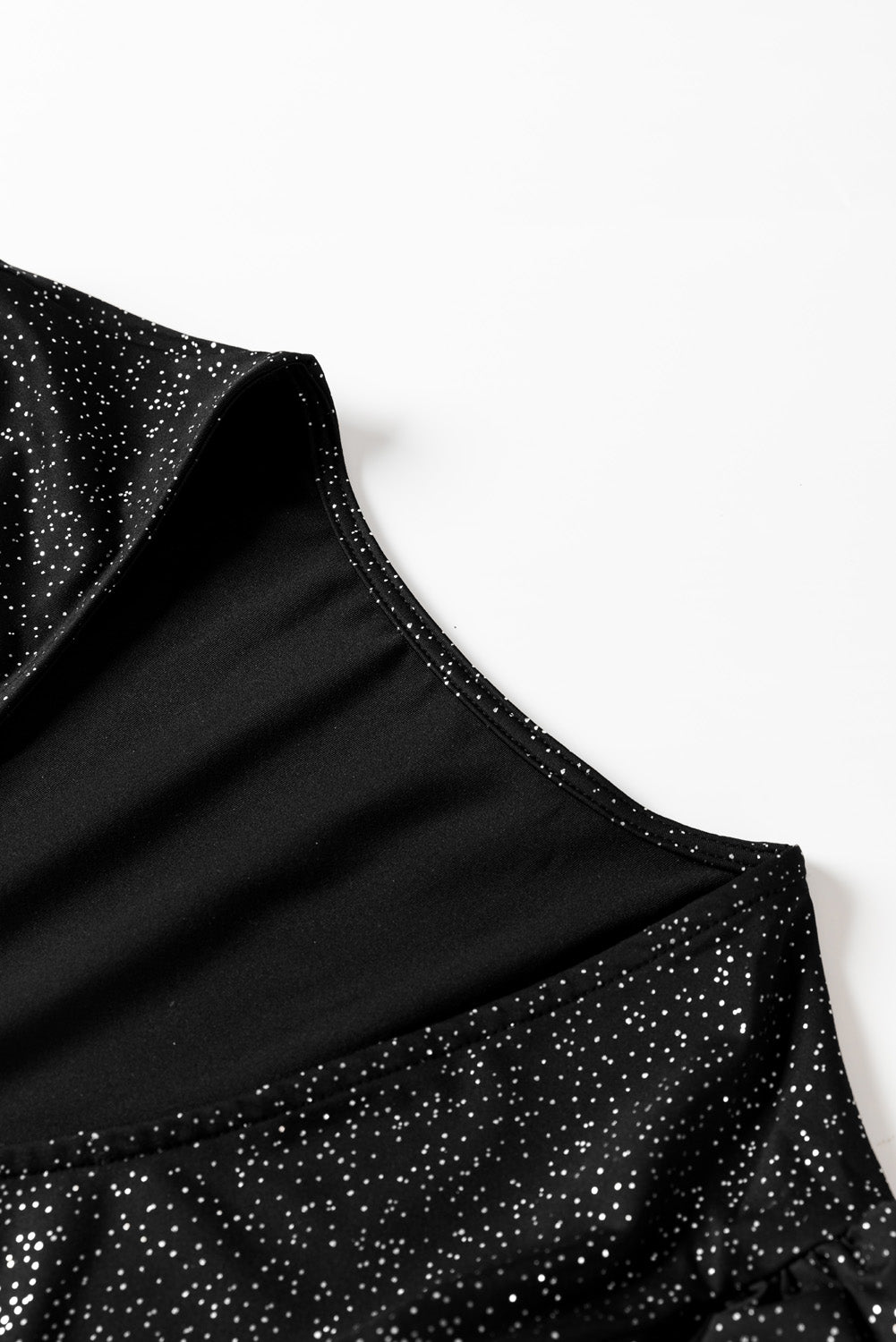 Glitter Surplice Long Sleeve Blouse - The Goddess Galleries