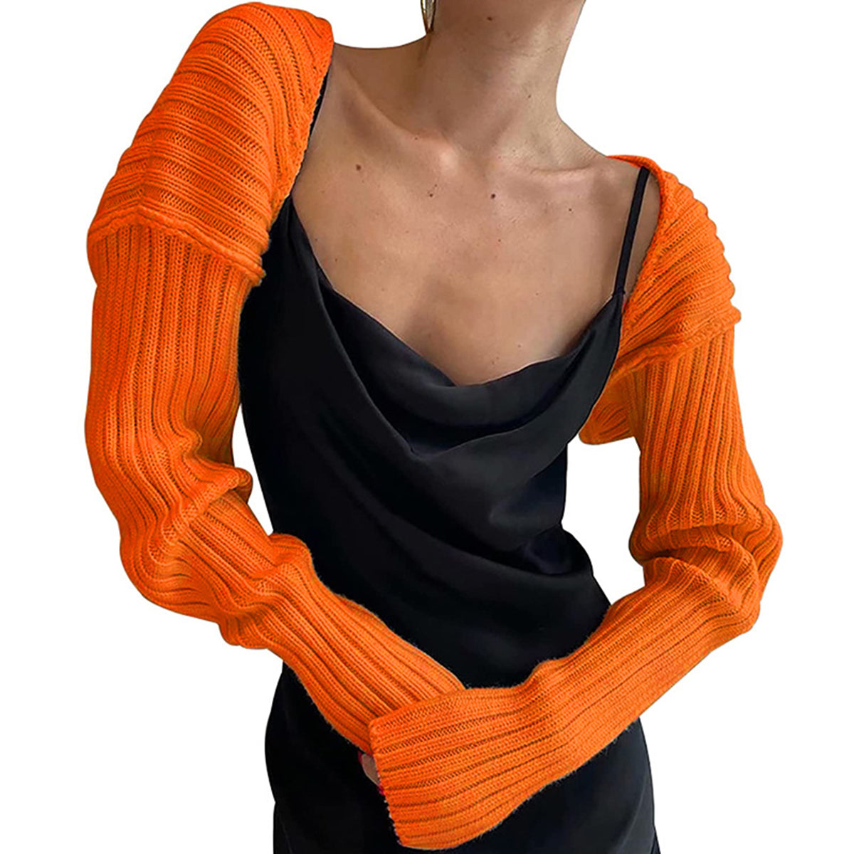 Long Sleeve Knit Bolero - The Goddess Galleries