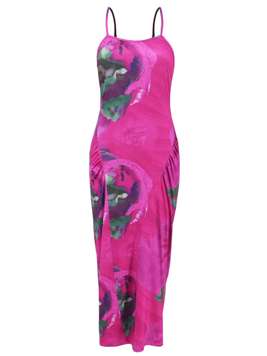 Printed Spaghetti Strap Cami Dress - The Goddess Galleries