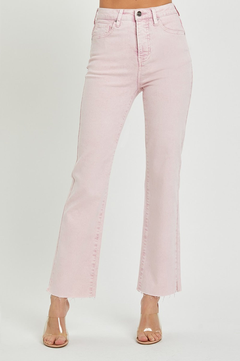 RISEN Full Size High Rise Tummy Control Straight Jeans - The Goddess Galleries