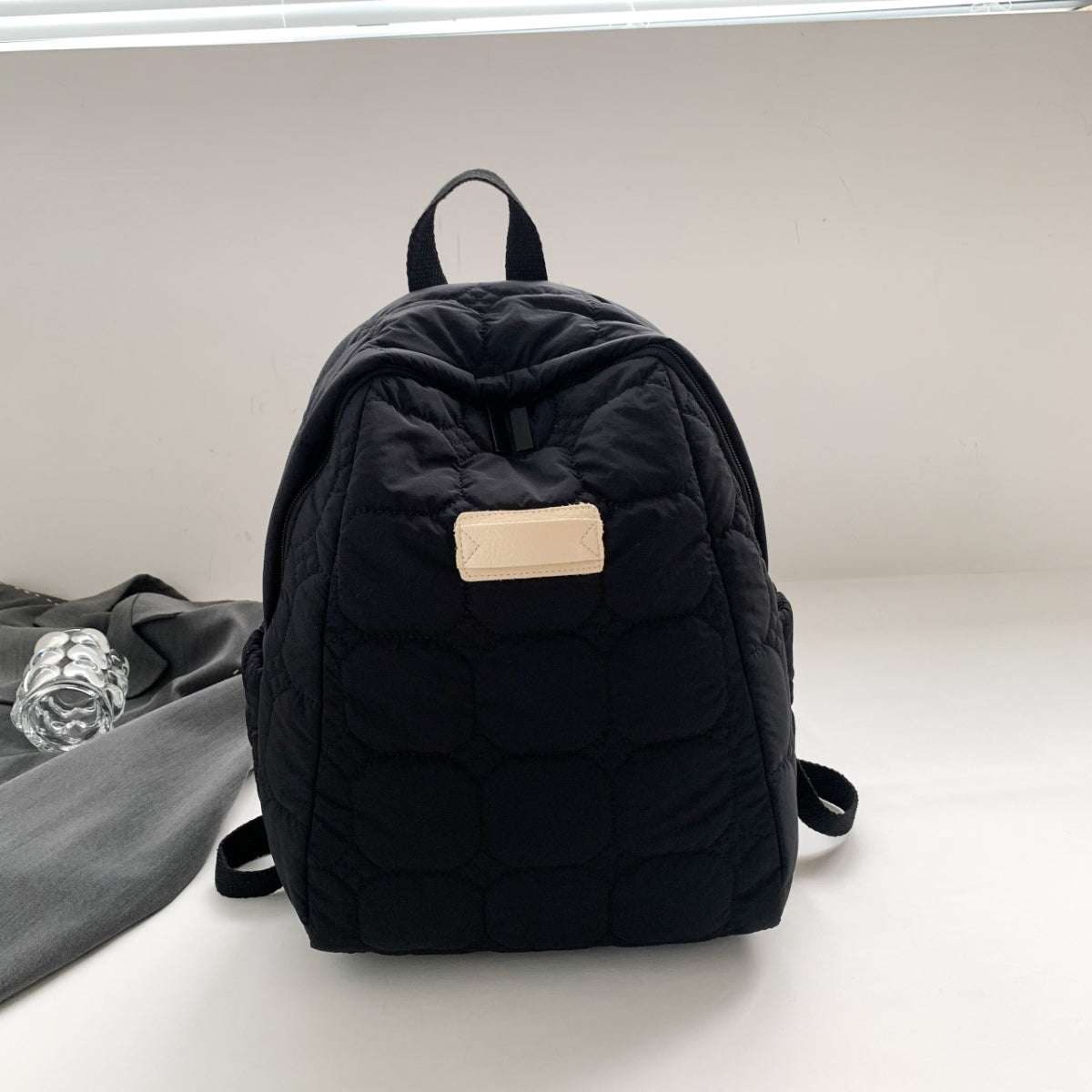Quilted Polyester Backpack Bag - The Goddess Galleries