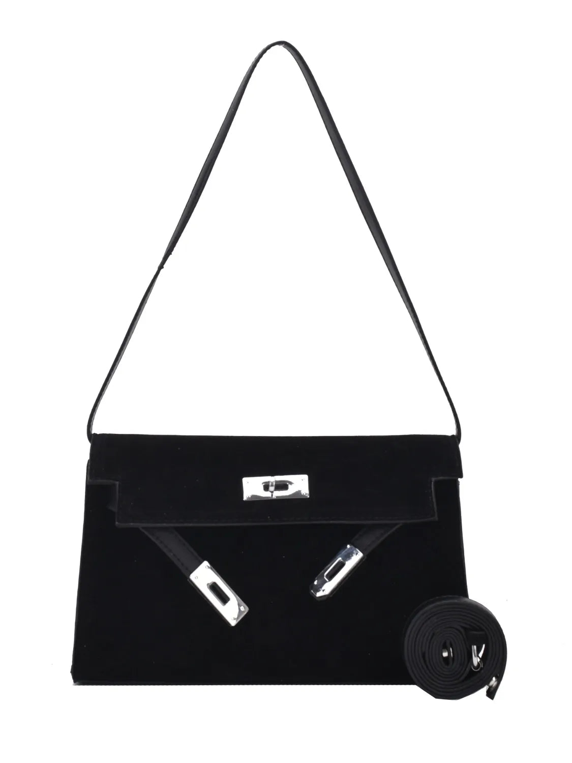 Solid Color Polyester Shoulder Bag - The Goddess Galleries