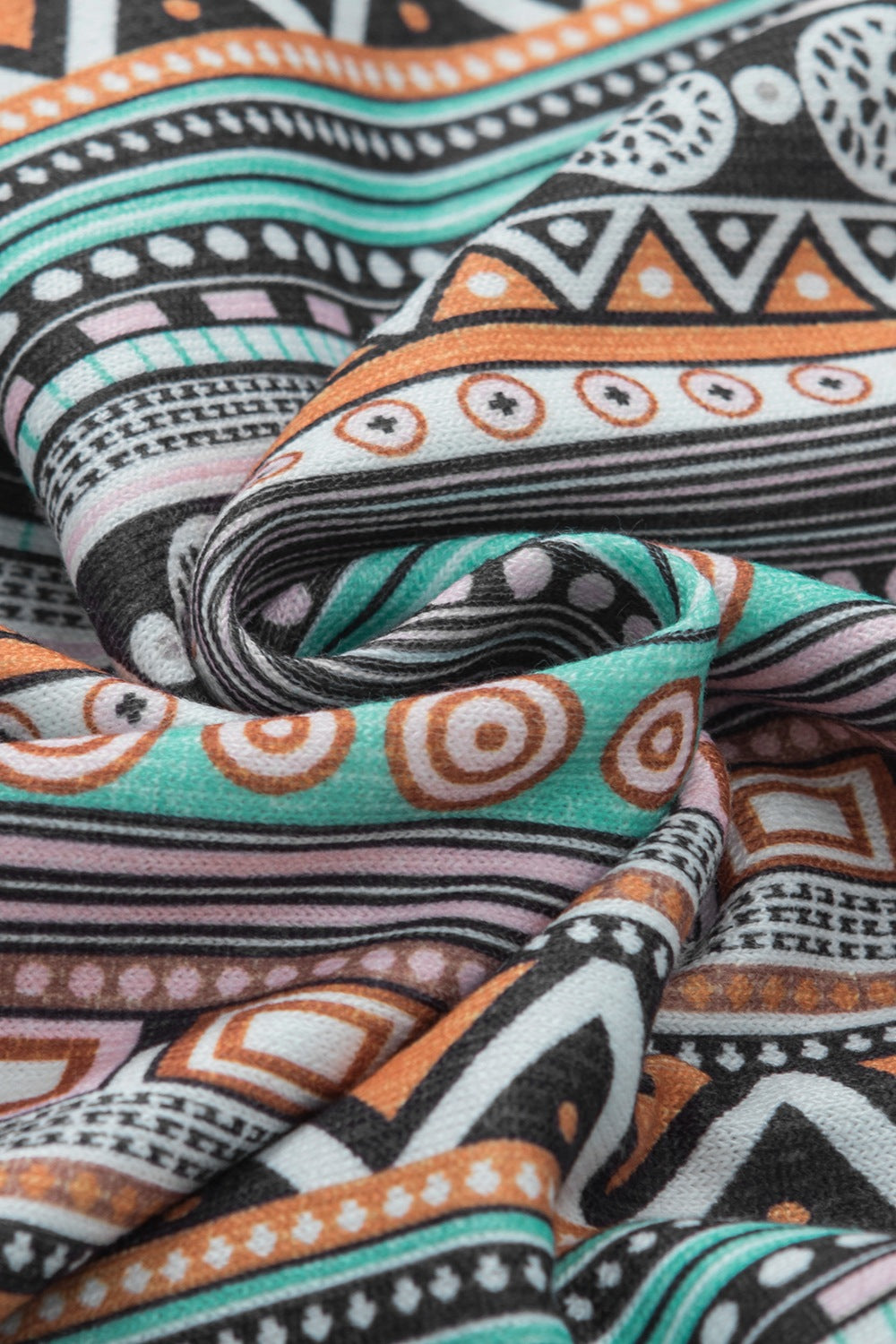 Printed Square Neck Wide Strap Tank - The Goddess Galleries