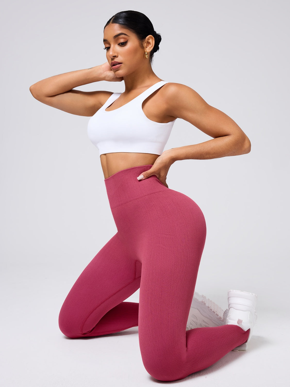 High Waist Stirrup Active Leggings - The Goddess Galleries