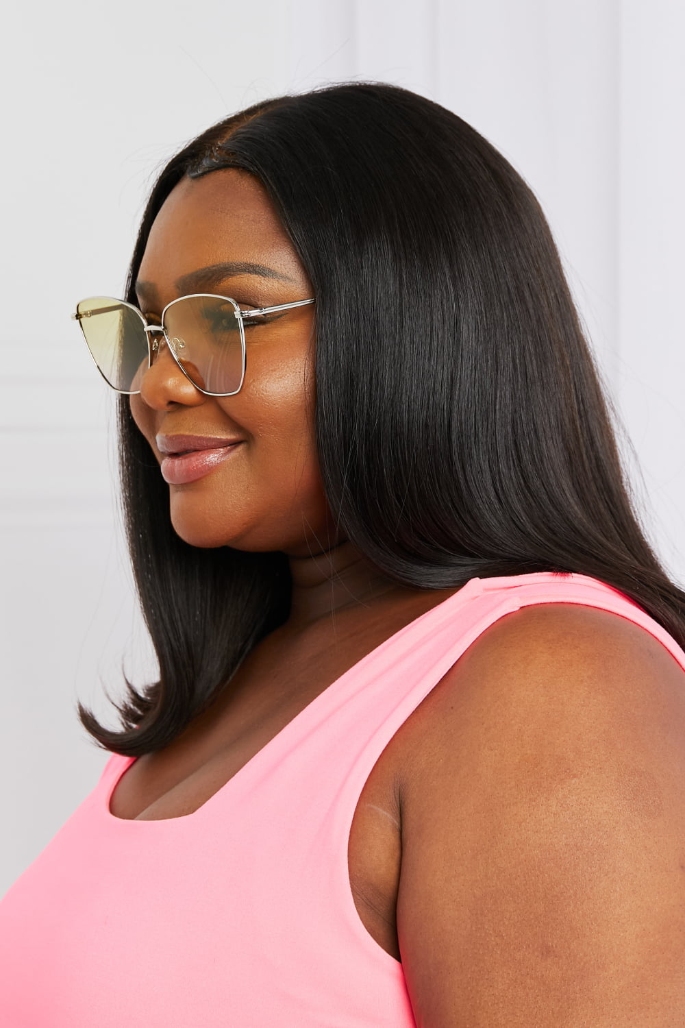 Metal Frame Full Rim Sunglasses - The Goddess Galleries