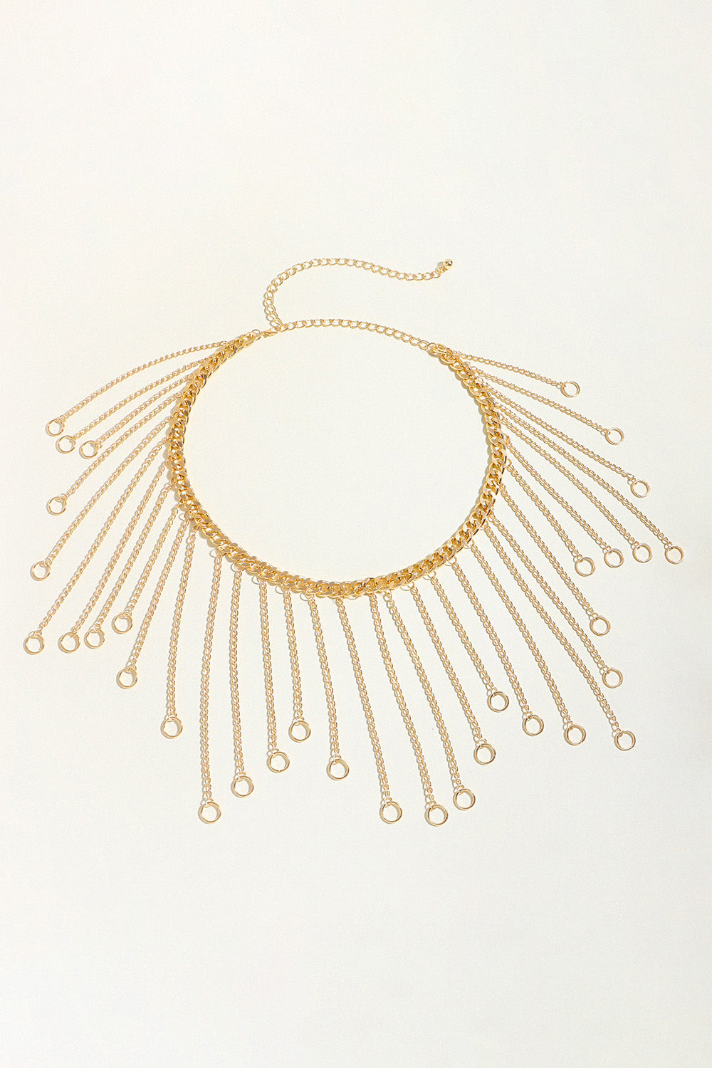 Fringe Chain Alloy Belt - The Goddess Galleries