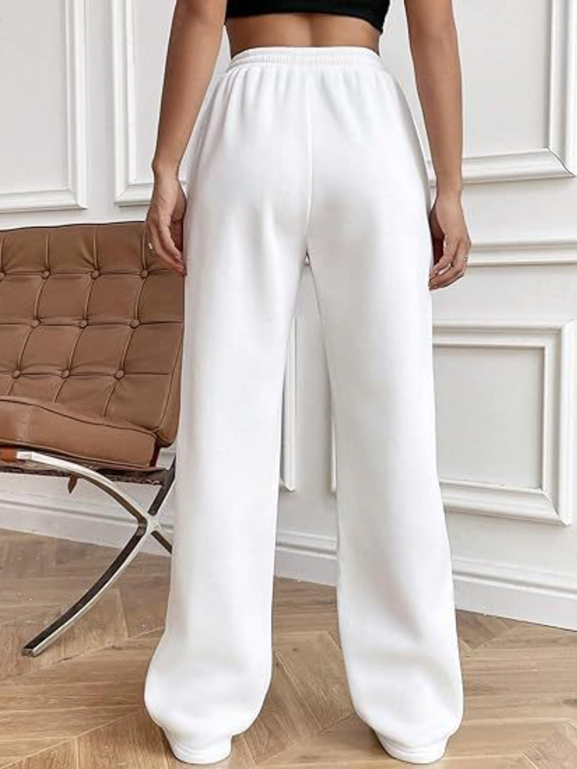 Drawstring Wide Leg Pants with Pockets - The Goddess Galleries