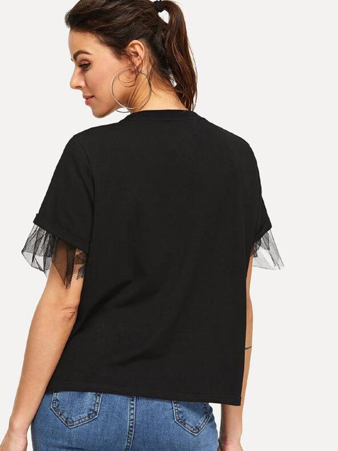Round Neck Short Sleeve Top - The Goddess Galleries