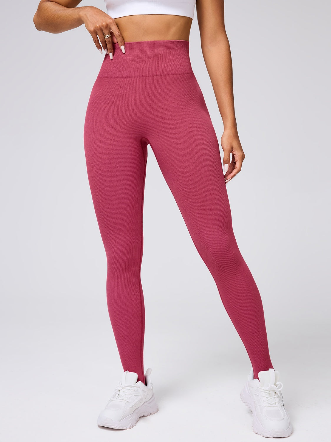 High Waist Stirrup Active Leggings - The Goddess Galleries