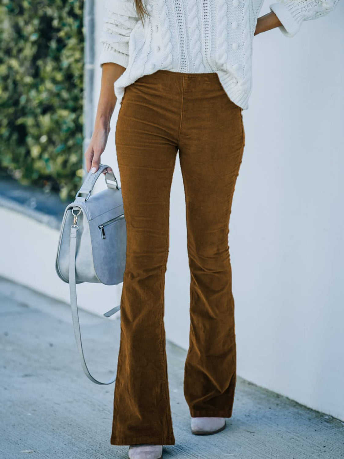 High Waist Bootcut Pants - The Goddess Galleries