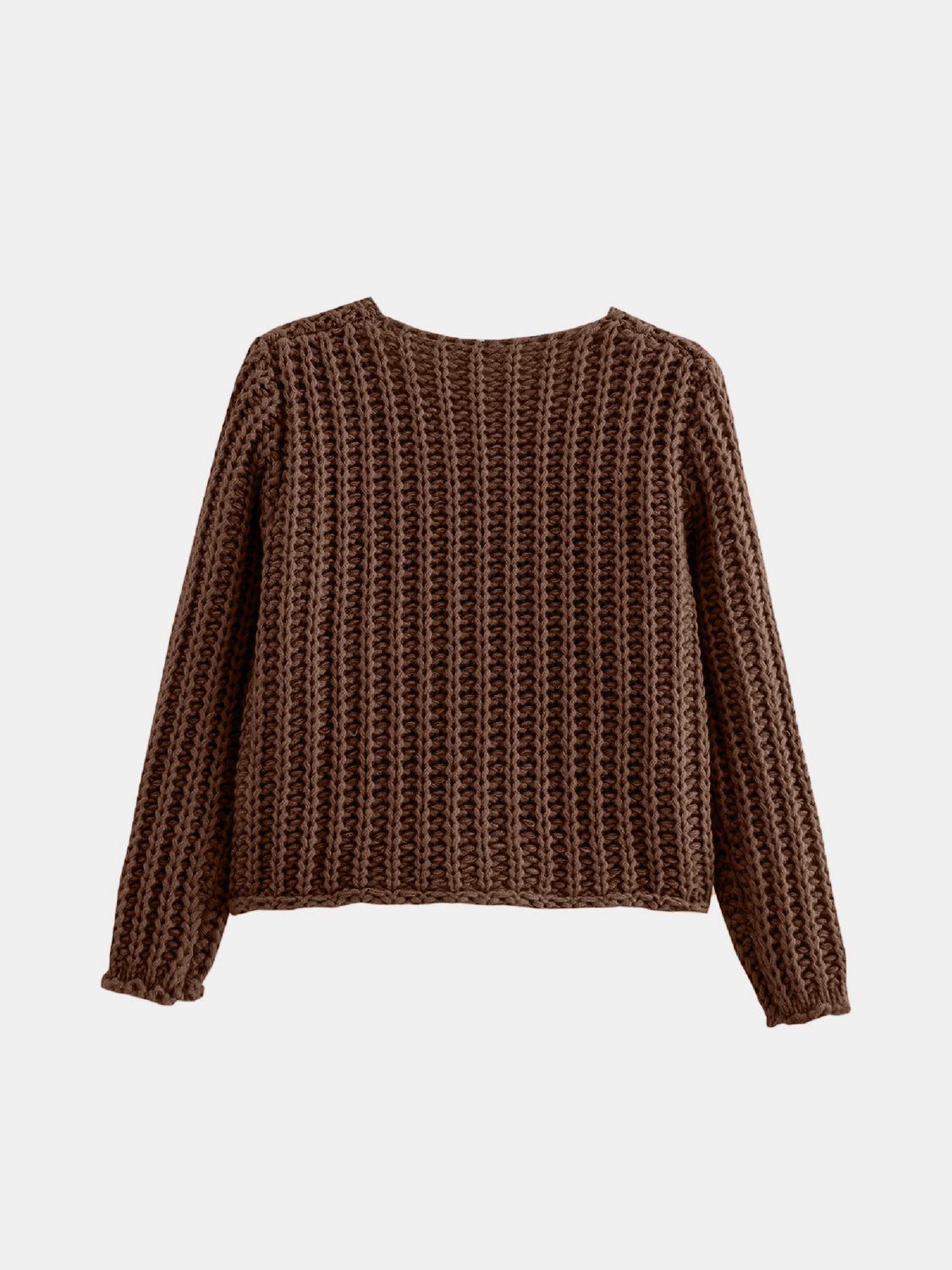 Button Down Long Sleeve Cardigan - The Goddess Galleries