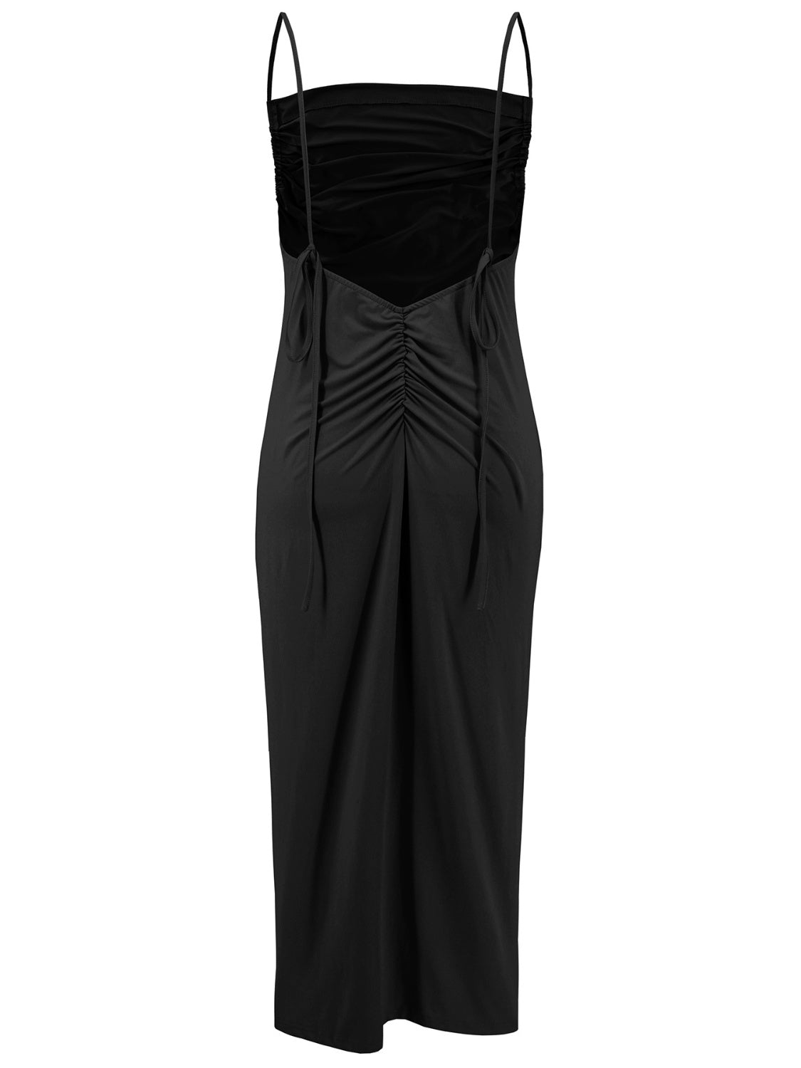 Backless Cowl Neck Sleeveless Cami Dress - The Goddess Galleries