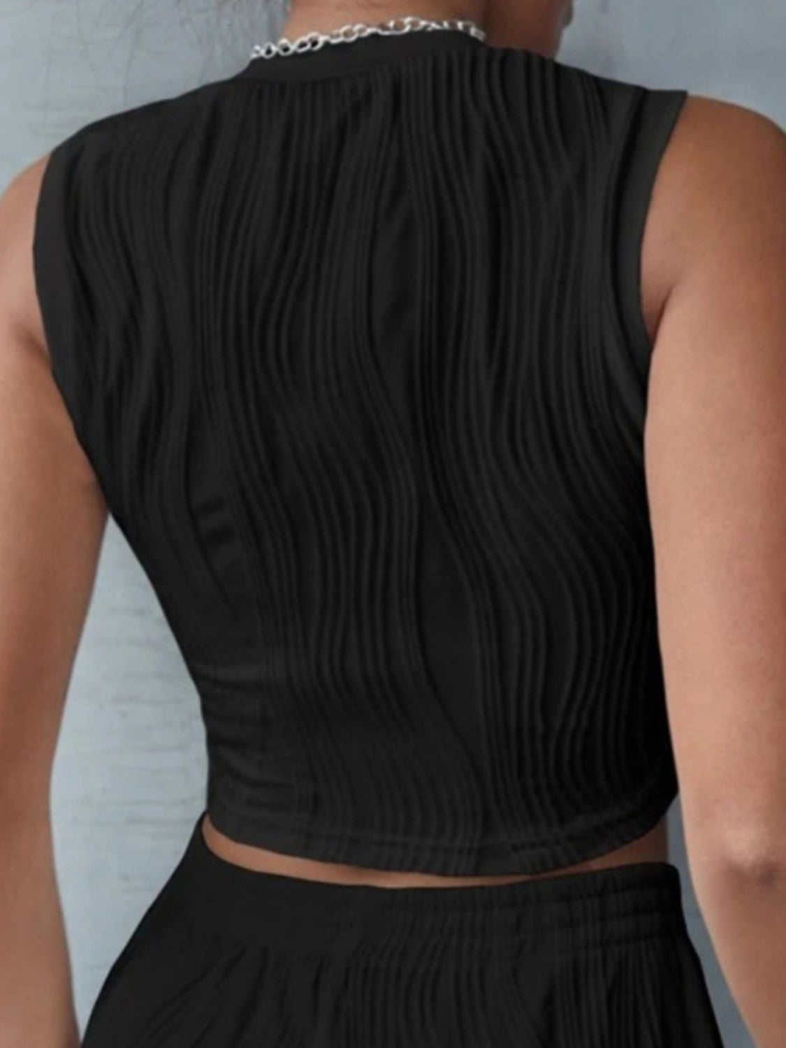 Round Neck Cropped Tank - The Goddess Galleries