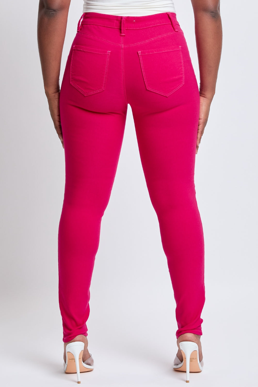 YMI Jeanswear Hyperstretch Mid-Rise Skinny Jeans - The Goddess Galleries